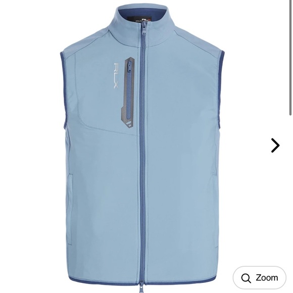 NWT RLX RALPH LAUREN MEN
Stretch French Terry Vest  Blue - Picture 3 of 8